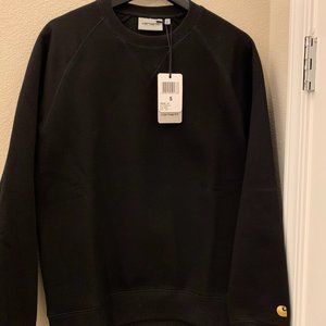 Carhartt WIP Chase Sweater Black, Size Small, New with Tags